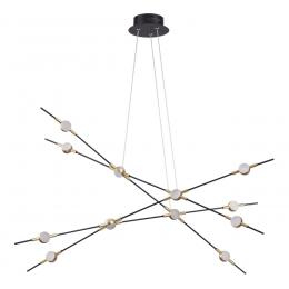 Odeon light 3906/48L L-VISION ODL20 191 золотистый/металл Подвесной светильник LED 4000K 48W 220V COSTELLA 